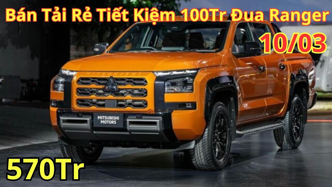 ✅Giá Khuyến Mại Mitsubishi Triton Tháng 3. Bán Tải Giá Rẻ Tiết Kiệm 100Tr Đua Ranger  | Xegiatot24h