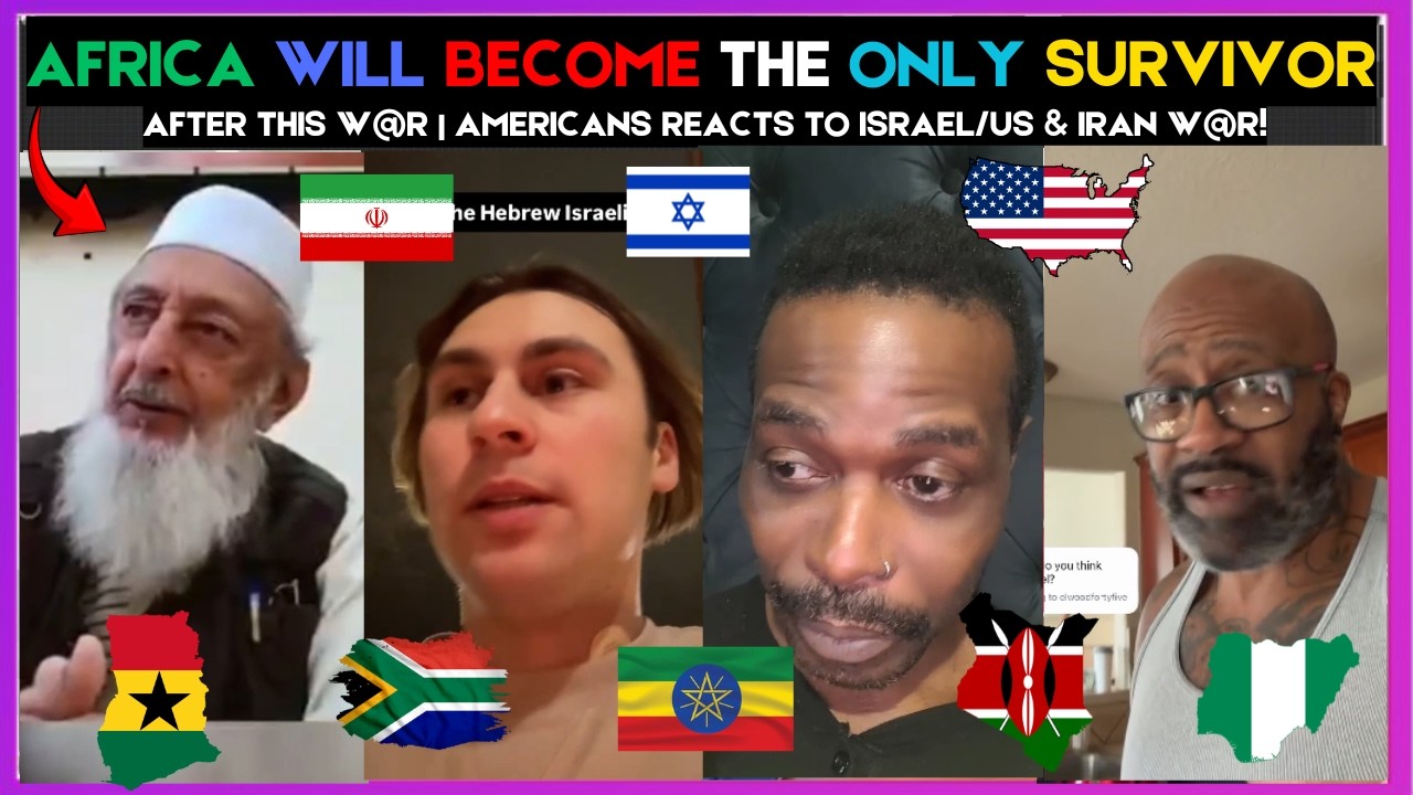 🇬🇭🇺🇸 AFRICA WILL BECOME THE ONLY SURVIVOR AFTER THIS W@R | AMERICANS REACTS TO IRAN W@R | Kamma Dyn