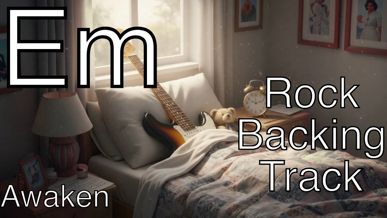 Awaken | Emotional Hard Rock Backing Track (Em) - 110 BPM | Chord Motion