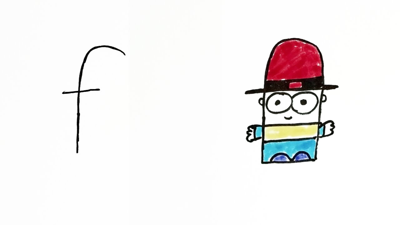 Image from the letter F to Gnom/Изображение от буквы F до гнома/F harfidan gnomgacha tasvir.