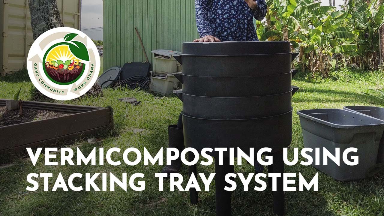 Vermicomposting Using Stacking Tray System - Oʻahu Community Worm Ohana