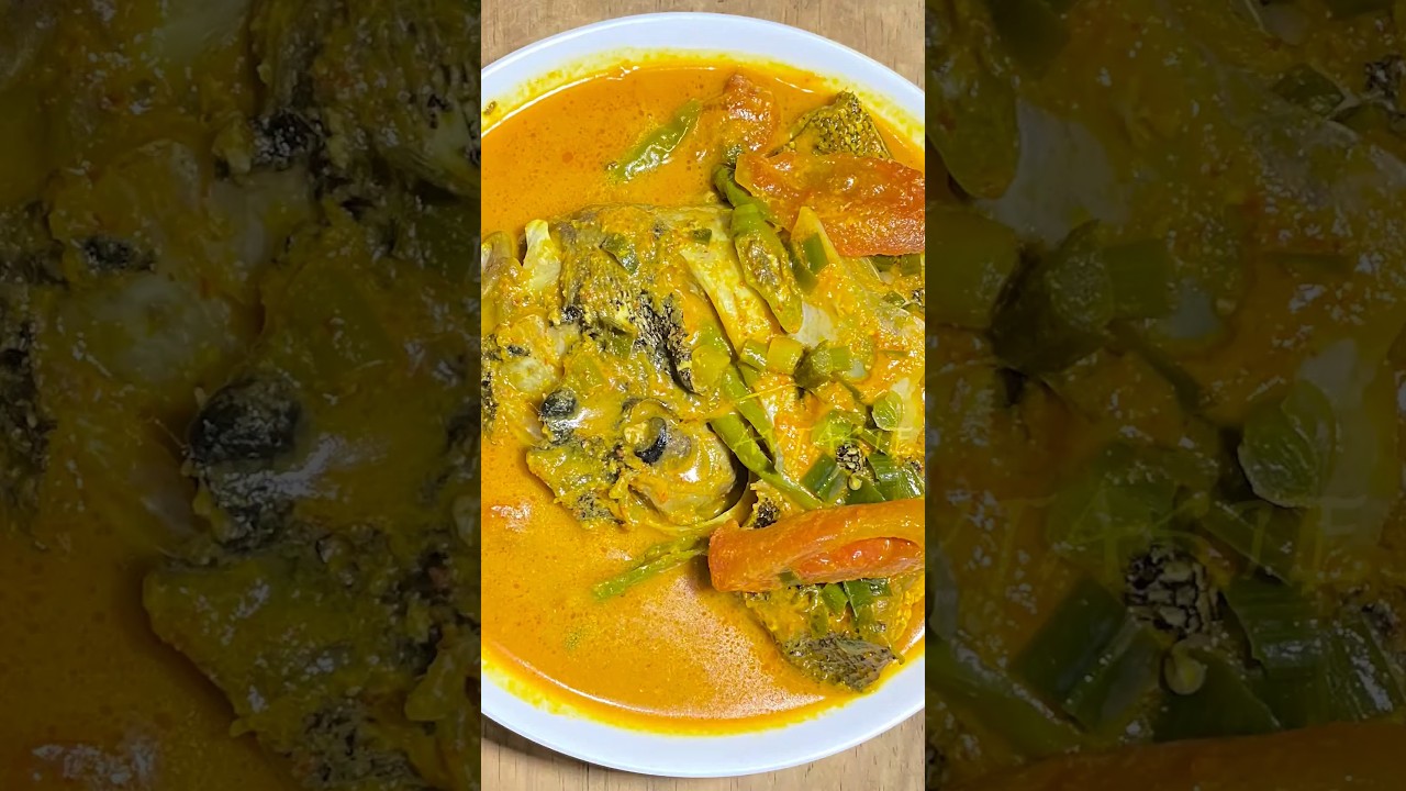 Masak Gulai Kepala Ikan Kakap Enak 😍😍
