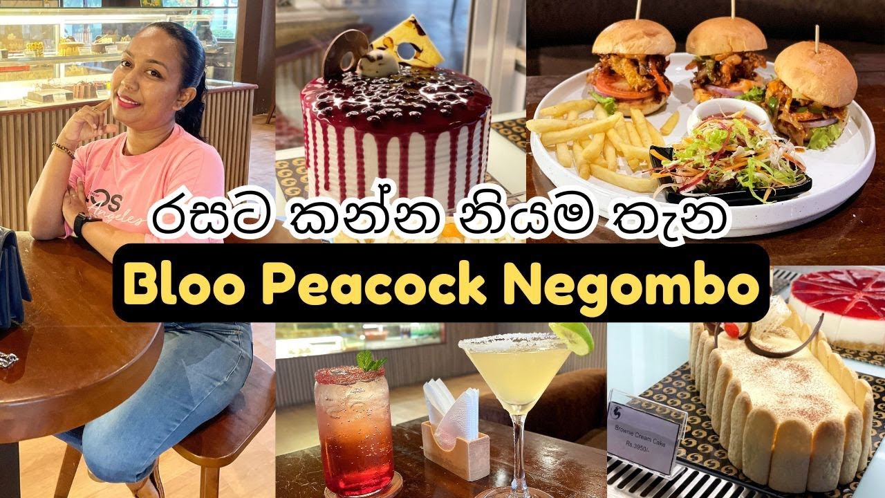 Bloo Peacock By Nayomi Jayamaha | Tasty Sweets | Cakes | Food Vlog | Sinhala Youtuber | Sri Lanka