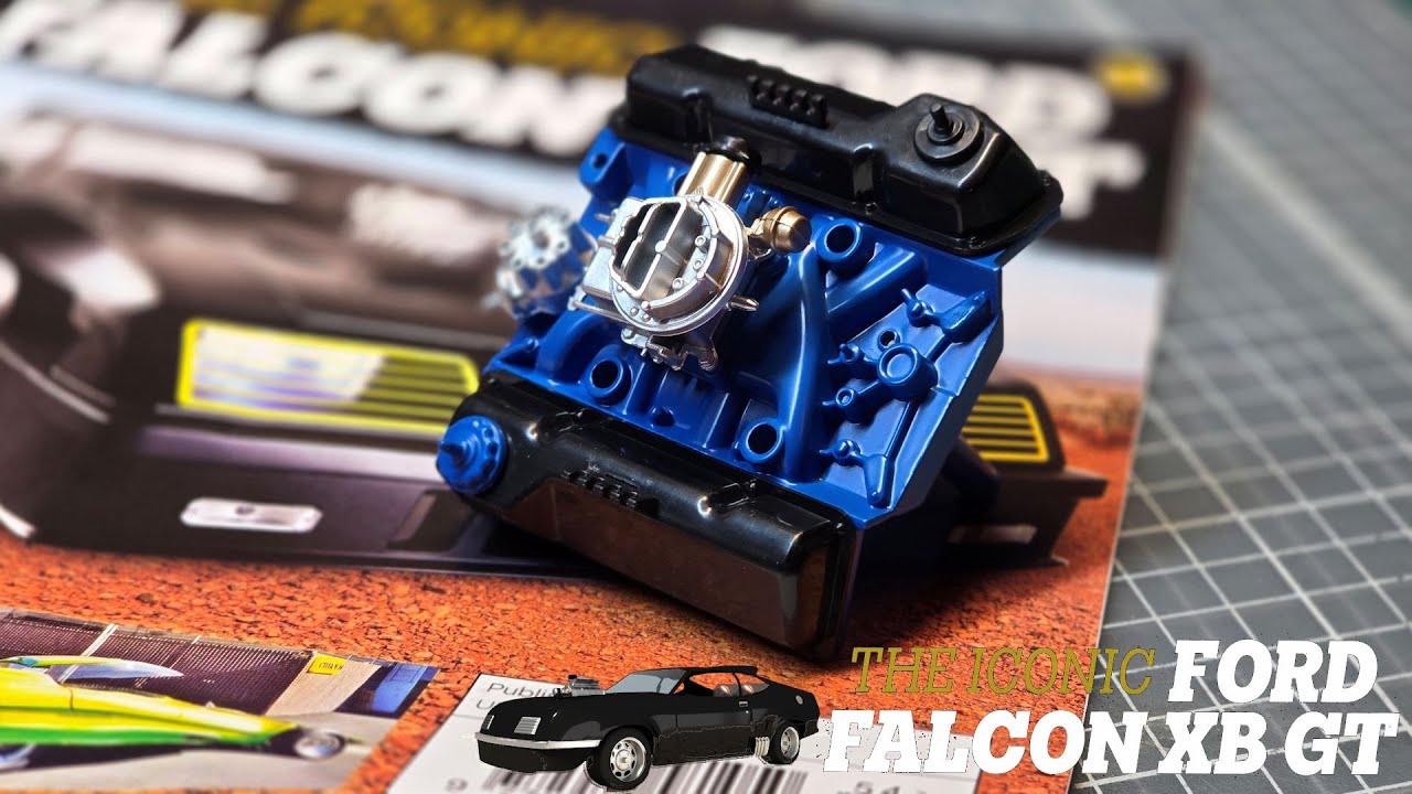 Соберите Ford Falcon XB GT из фильма «Апокалипсис: Безумный Макс» — набор 14 — этапы 51–54