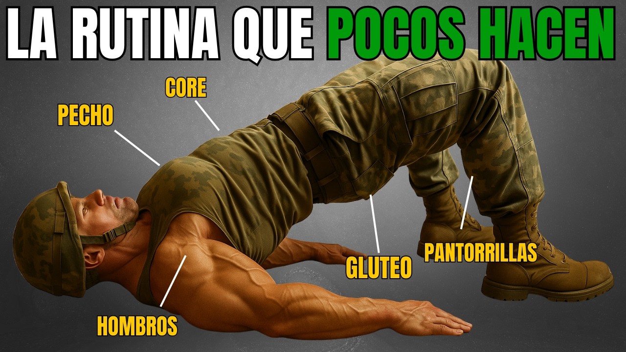 Sin Pesas Ni Gimnasio! La Rutina Olvidada de los Soldados para Ganar Masa Muscular Rápido