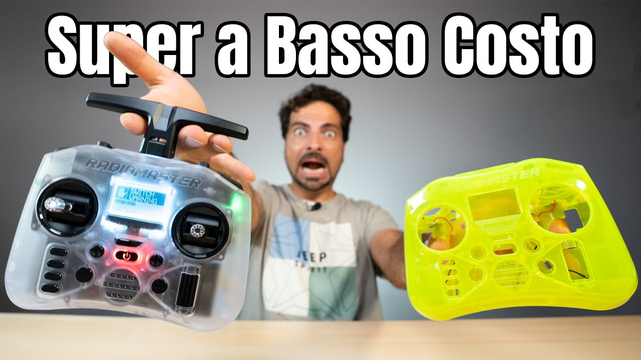 Questa Radiomaster Pocket ELRS è la Migliore Radio Economica per Iniziare o da trasportare!