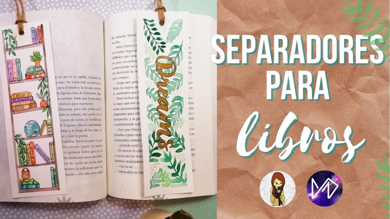 SEPARADORES DE LIBROS   | Melila Design | #Acuarelas