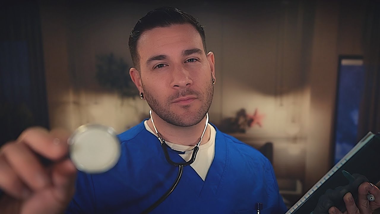 ASMR Sleep Study Doctor Relaxes You
