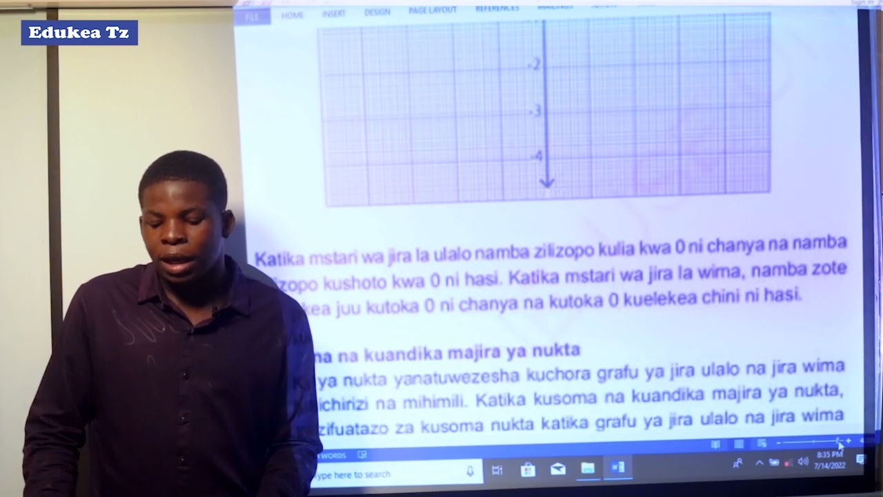 HISABATI DARASA LA VI  MAJIRA YA NUKTA