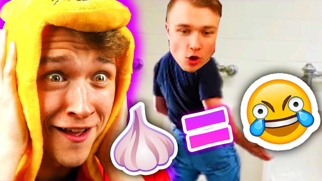 1 Lacher = 1 Knoblauch .. Dävid reagiert (Try not to laugh)