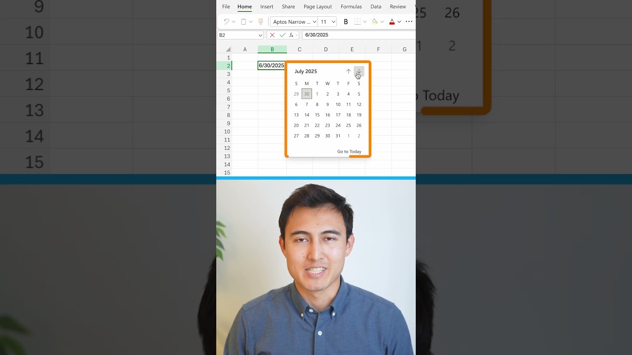 Calendar Trick in Excel