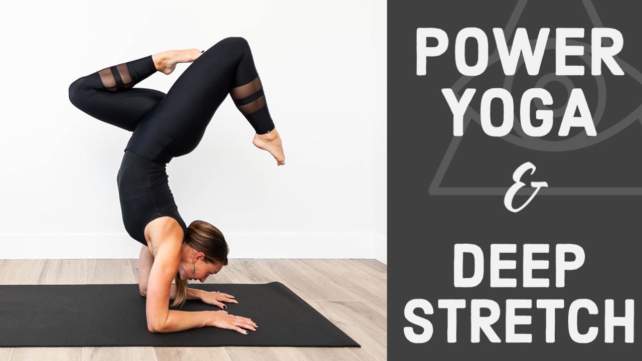 45-Minute Power Yoga Flow & Deep Stretch - All Levels