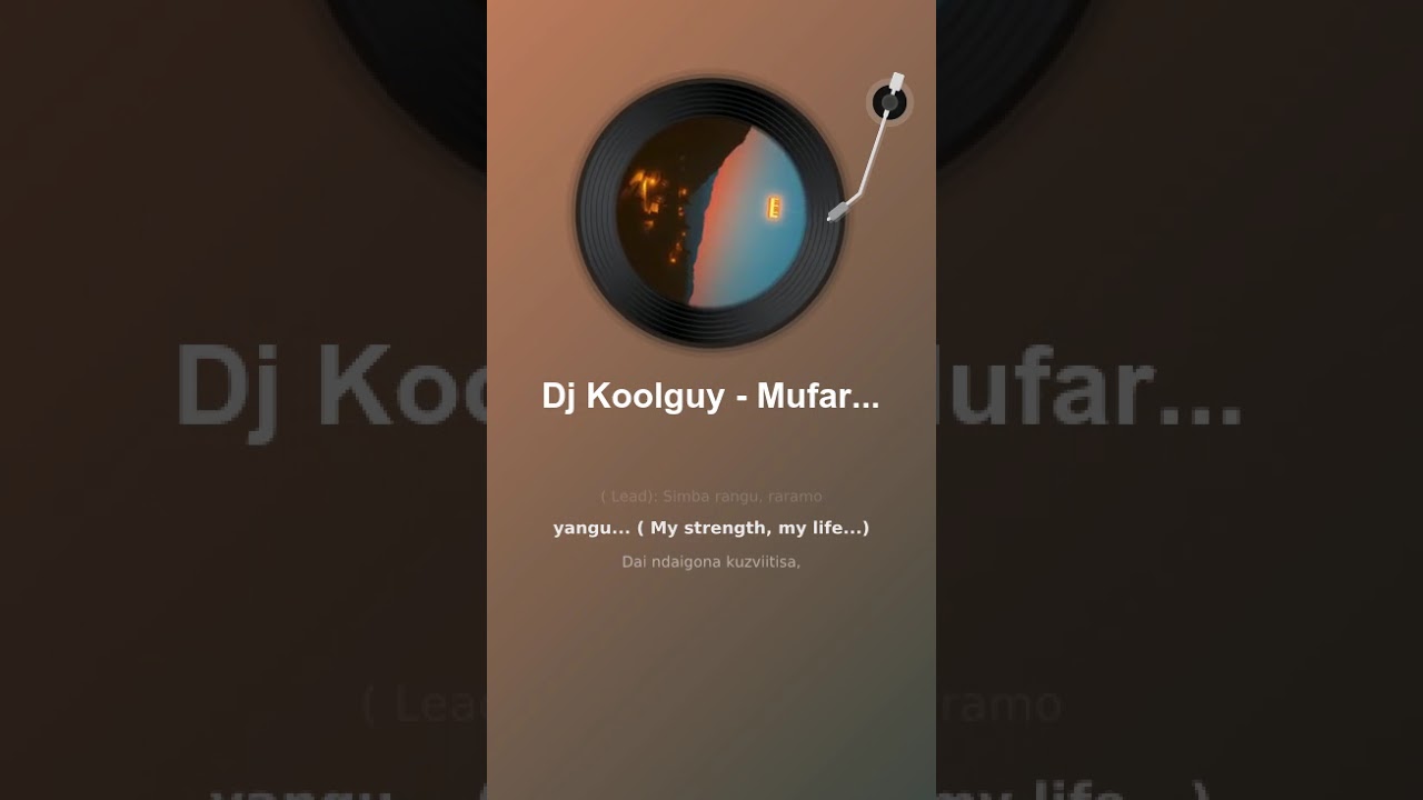 Dj Koolguy - Mufaro Wangu (Official Audio)