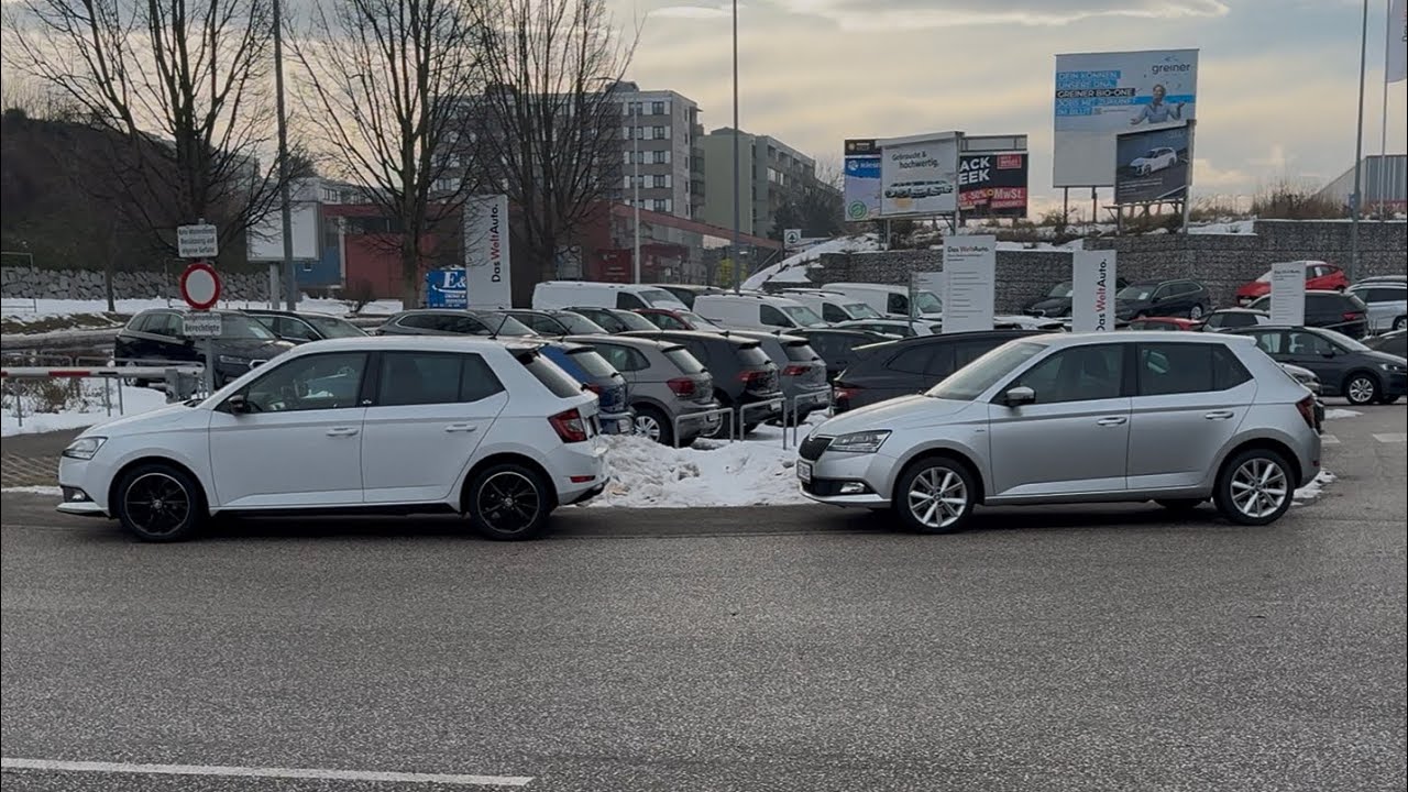 Skoda Fabia 3 Monte Carlo 95 HP vs Skoda Fabia 3 110 HP. Soleil 2019  #automobile #golf