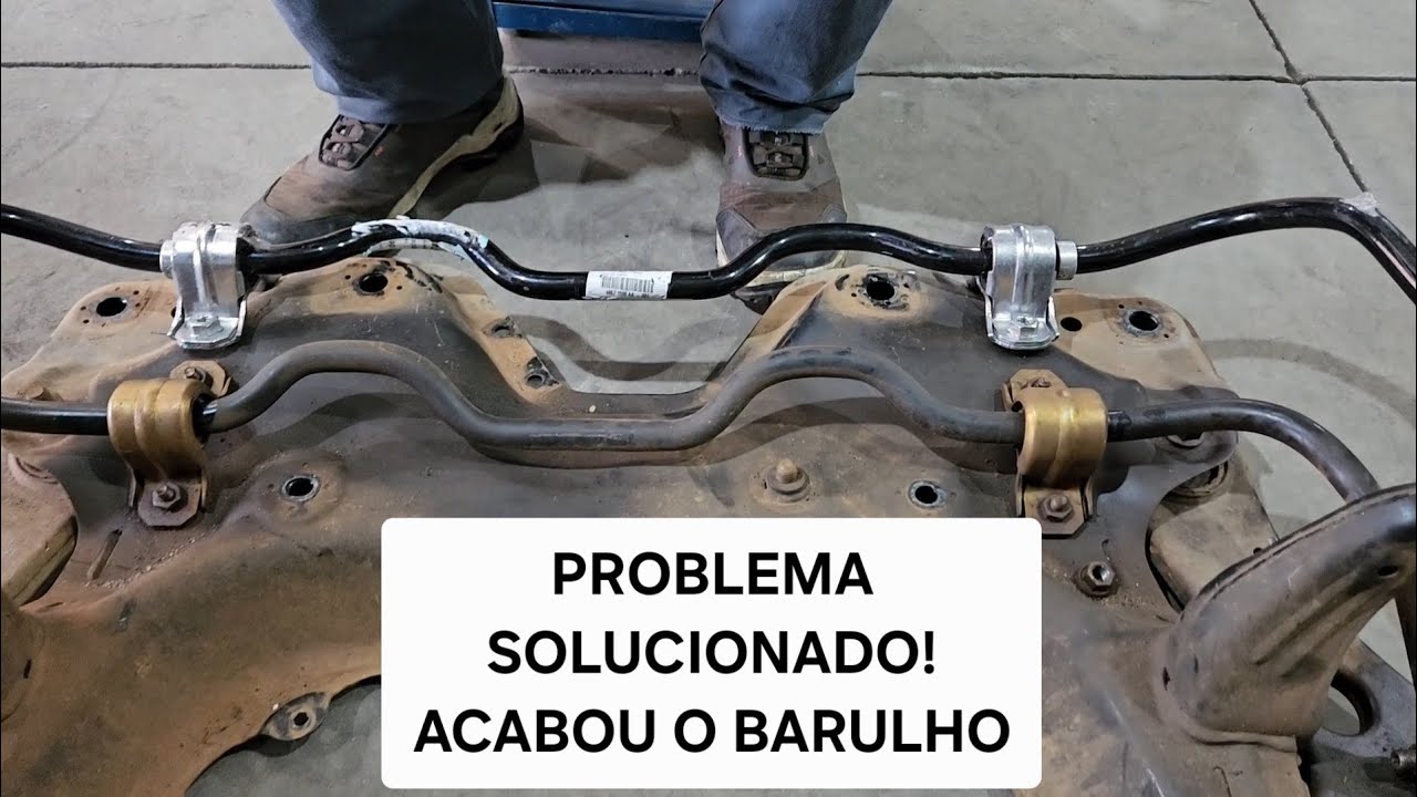 Solucionando barulho da barra estabilizadora da Fiat Toro, Jeep Compass e Renegade. Veja só 👀