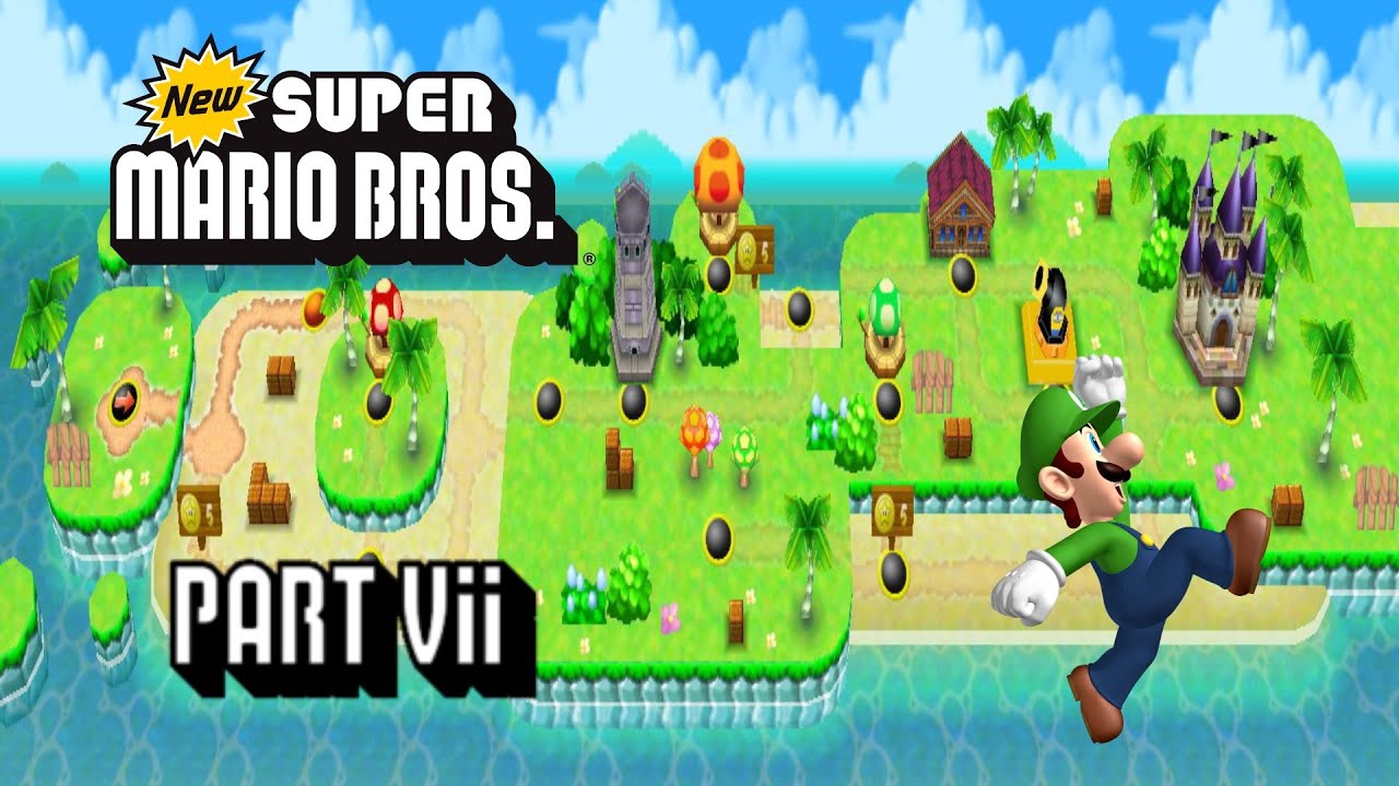 Let's Play New Super Mario Bros. DS - Part #7.) BEEG Fish