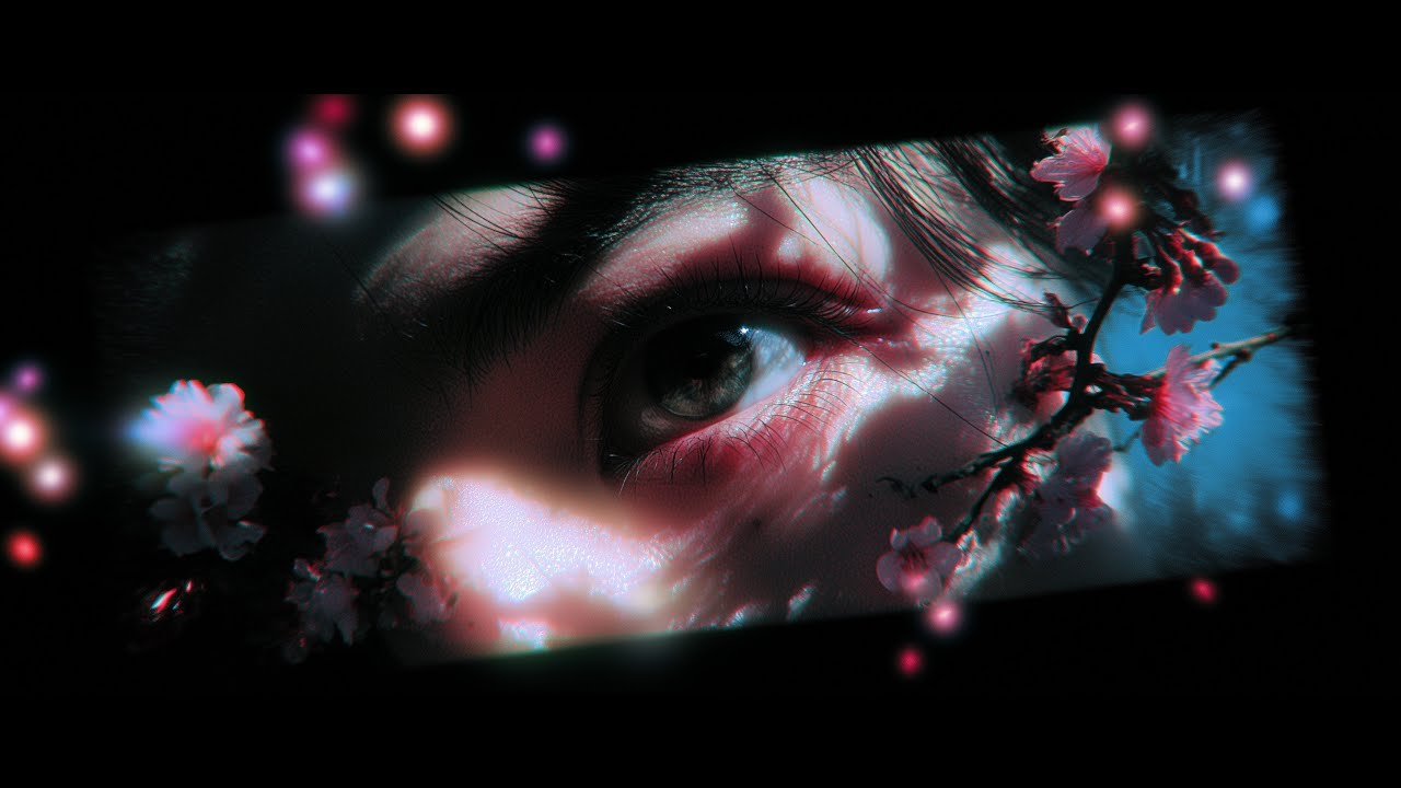 Livehouse's beautiful characters, eyes, petals, particles, large screens, looped sequences,
