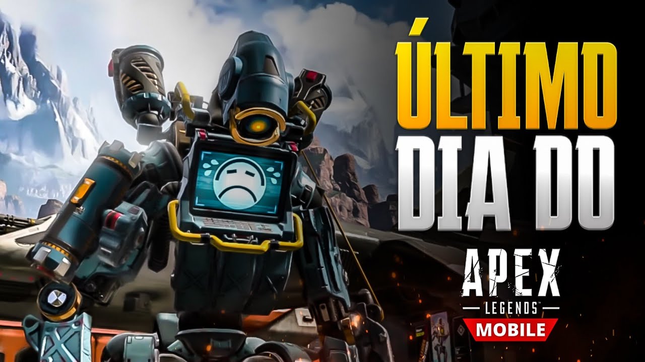 ÚLTIMO DIA NO APEX LEGENDS MOBILE ANTES DO ENCERRAMENTO...