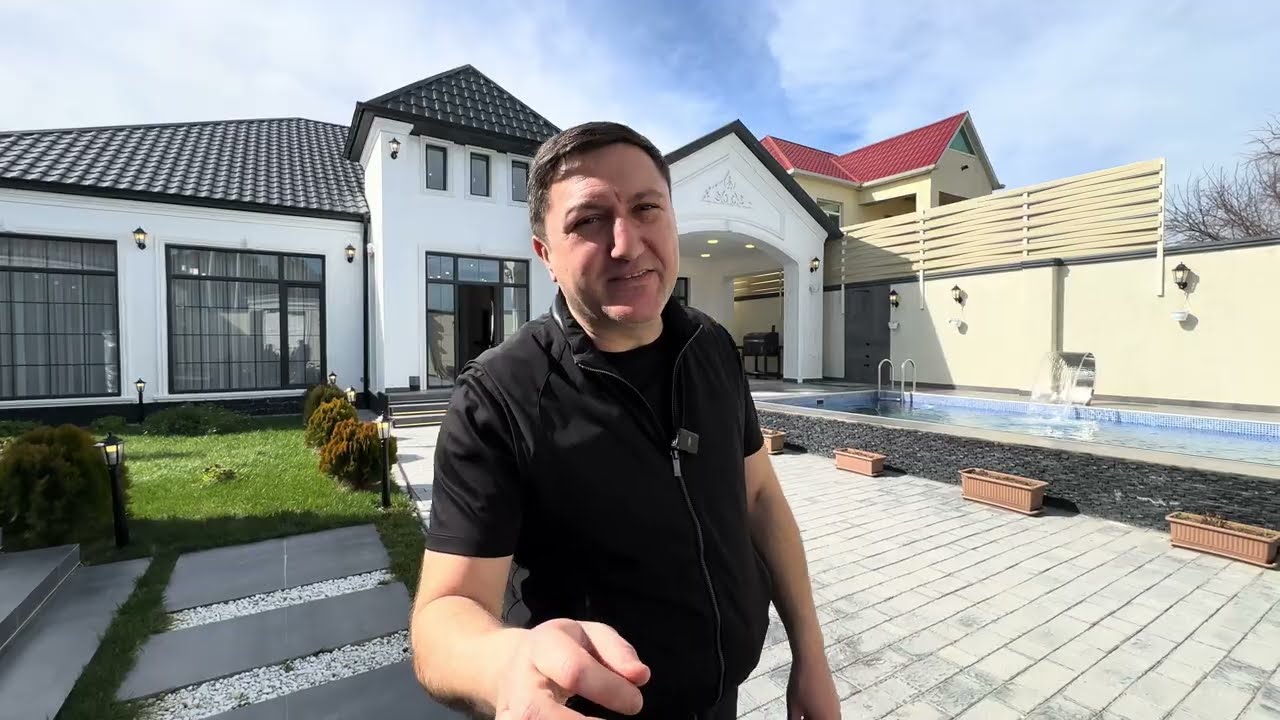 ЗАГОРОДНЫЙ ДОМ ВОЗЛЕ ЦЕНТРАЛЬНОЙ ТРАССЫ В МАРДАКАН 475000 МАНАТ +994552206757