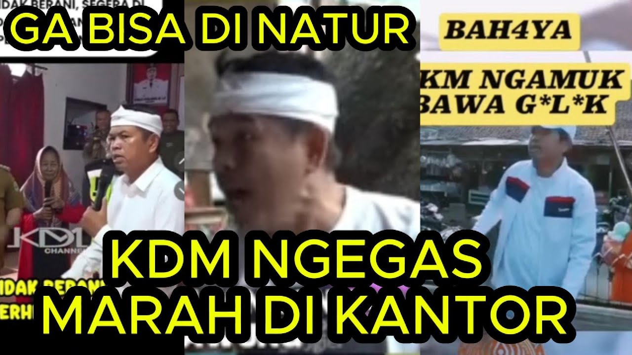 NGEGS MARAH!! KDM HARI INI BAHAYA KLO SUDAH MARAH