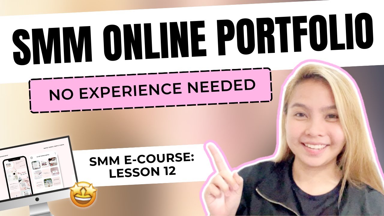 How to Build Online Portfolio | New Social Media Managers | Lesson 12 SMM E-course [CC English Sub]