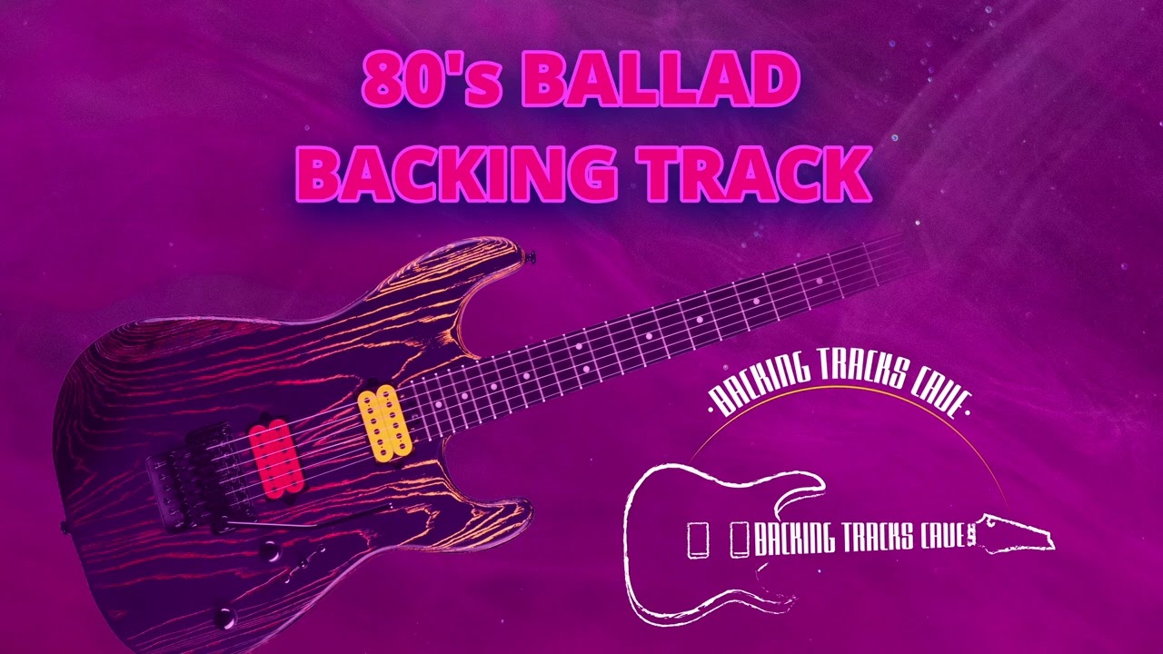 80's Dreamy Ballad Backing Track [ E minor 110 BPM ]