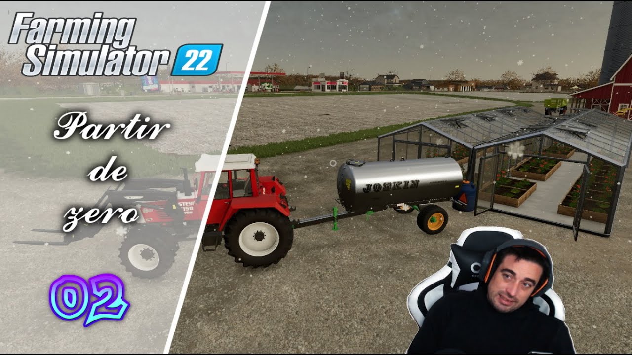 Fs22 / Partir de zéro / Voyons les serres !!! [ Rentable ??!! ] #02