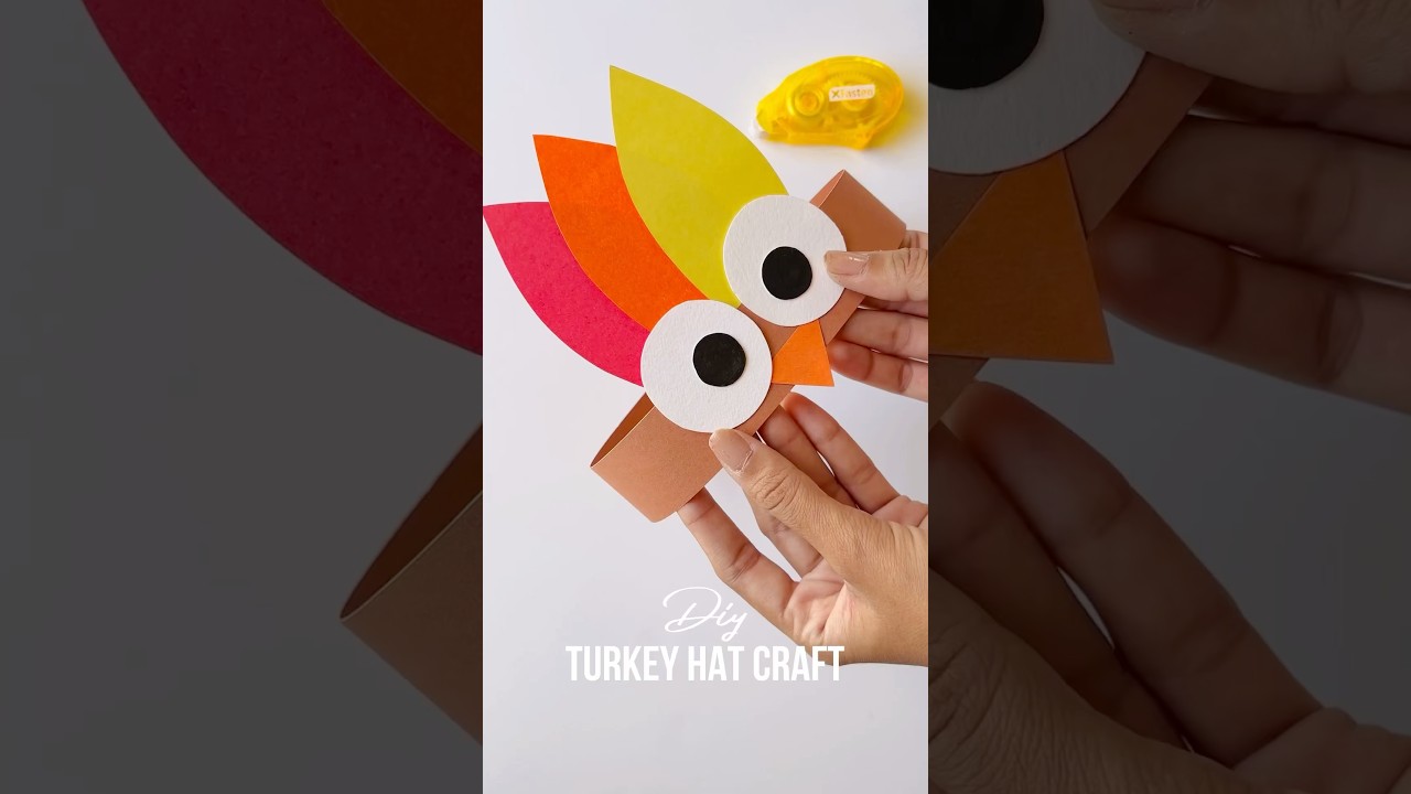 DIY Turkey Hat Thanksgiving crafts #thanksgiving #thanksgivingcard #diy #artandcraft #crafts #craft