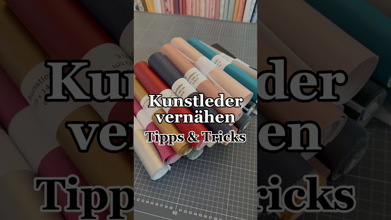 Sewing faux leather: tips & tricks 🪡✨