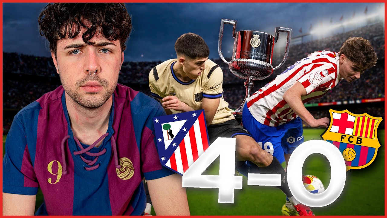 El BARÇA PIERDE 4-0 CONTRA el ATLÉTICO en la COPA