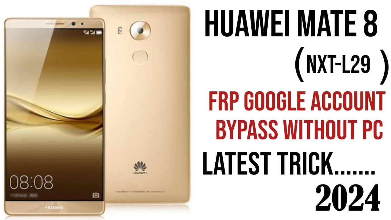 Huawei nxt-l29 mate 8  frp bypass without pc / Huawei nxt-l29 gmail id reset / mate 8 frp bypass