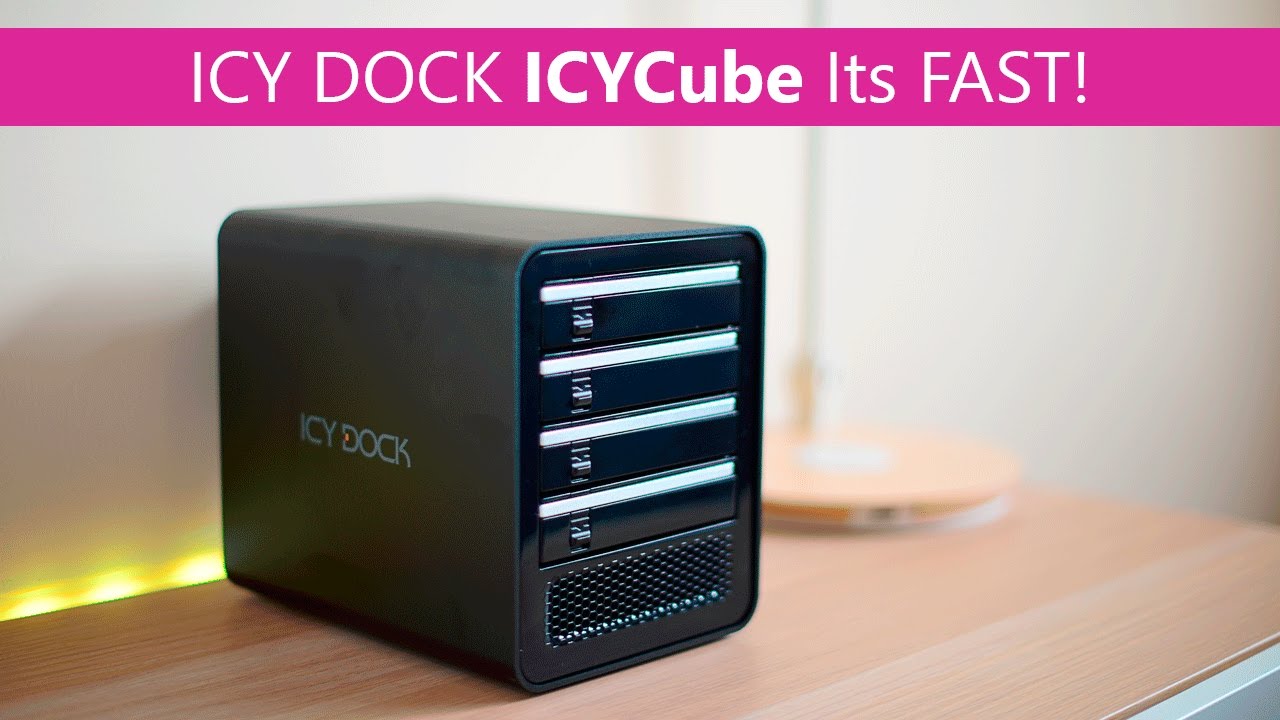 ICY DOCK ICYCube 4 Bay Ext Enclosure REVIEW Its fast!