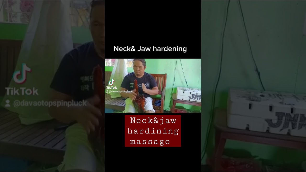 Neck&jaw hardening  massage aseel