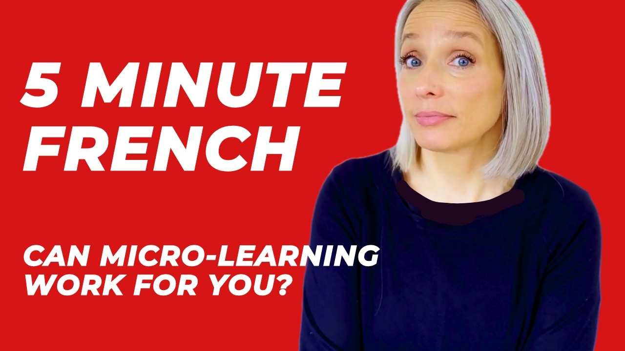 Microlearning: a French daily routine - Guide & resources