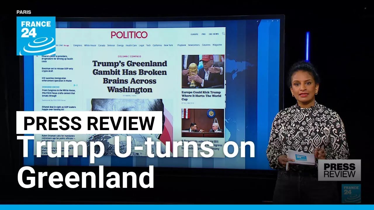 Maybe I will, maybe I won't: Donald Trump U-turns on taking Greenland by force • FRANCE 24 English