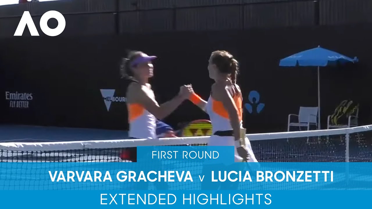 Varvara Gracheva v Lucia Bronzetti Extended Highlights (1R) | Australian Open 2022