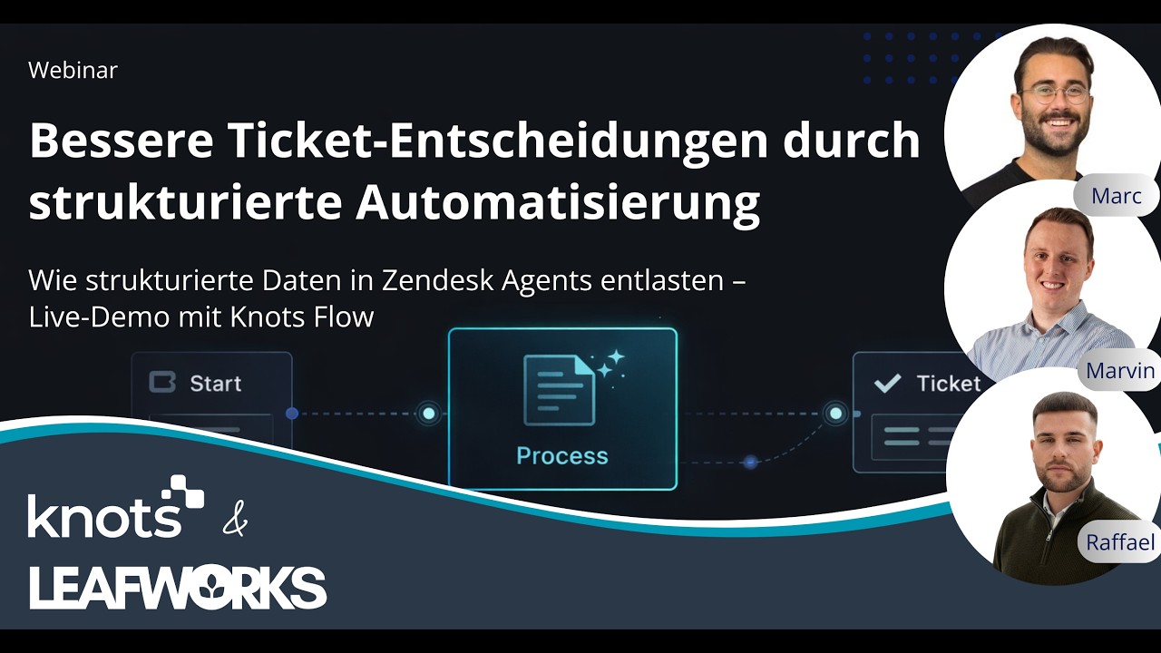 Bessere Ticket-Entscheidungen durch strukturierte Automatisierung | Knots & Leafworks Webinar