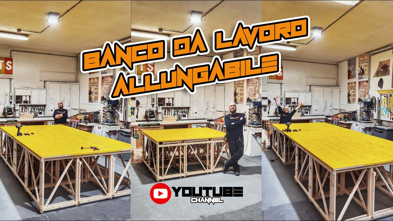 BANCO DA LAVORO ALLUNGABILE - Pillole di Scenotecnica - TuttaScena