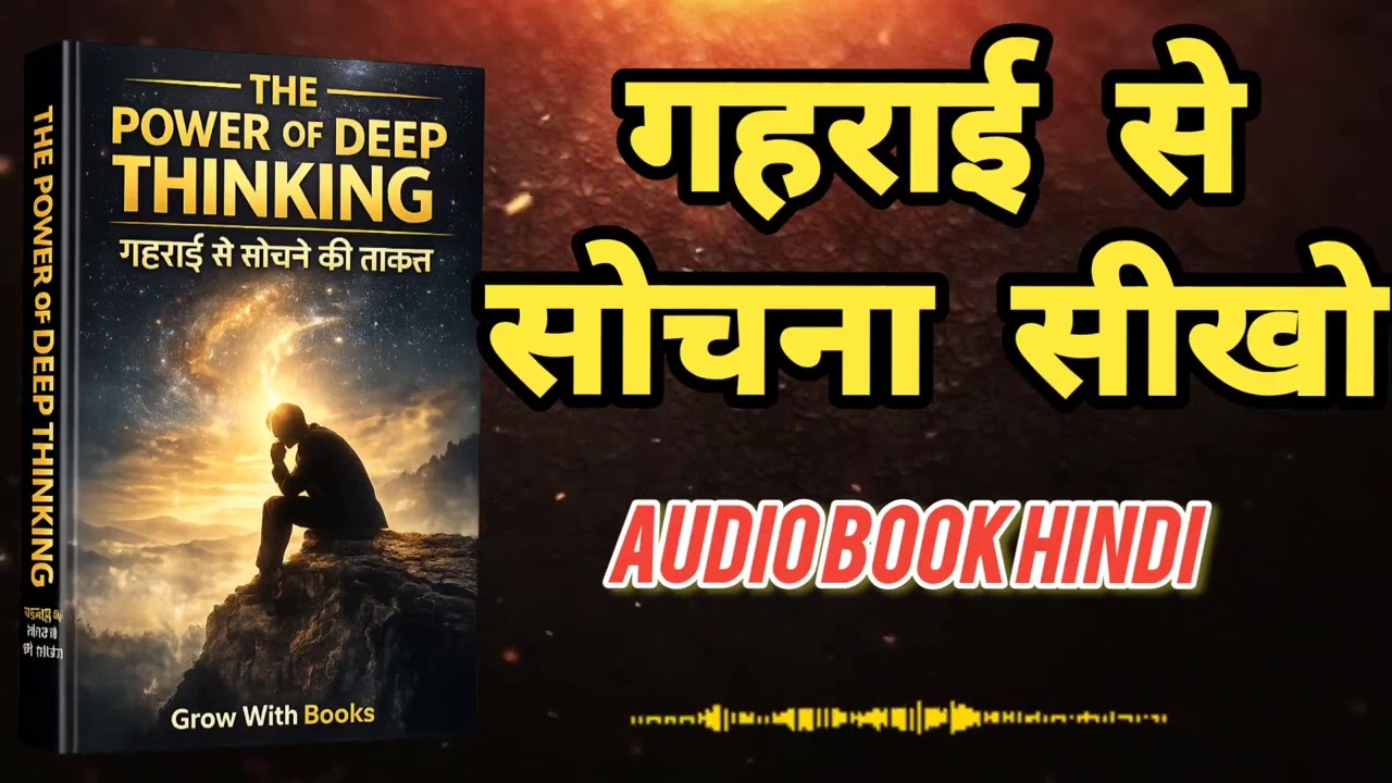 The Power of Deep Thinking Audiobook Summary in Hindi | सोच बदलो, जिंदगी बदलो | Grow With Books