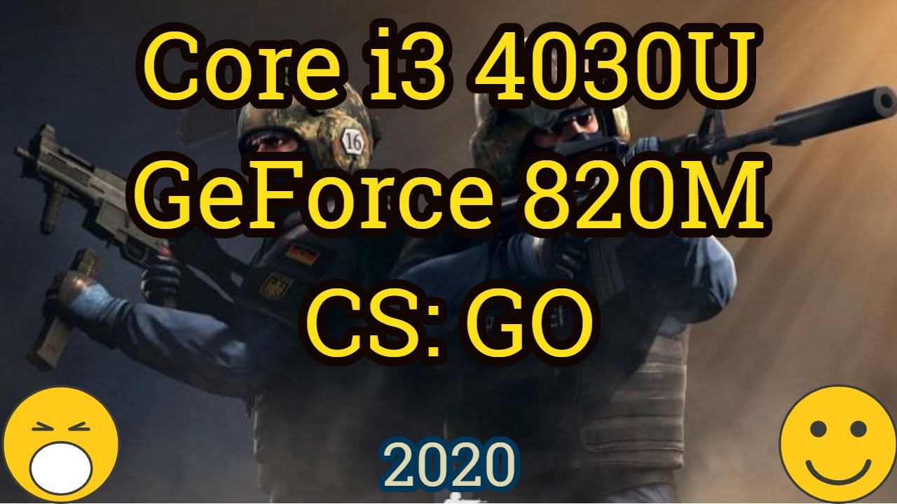 Core i3 4030U + GeForce 820M = CS: GO