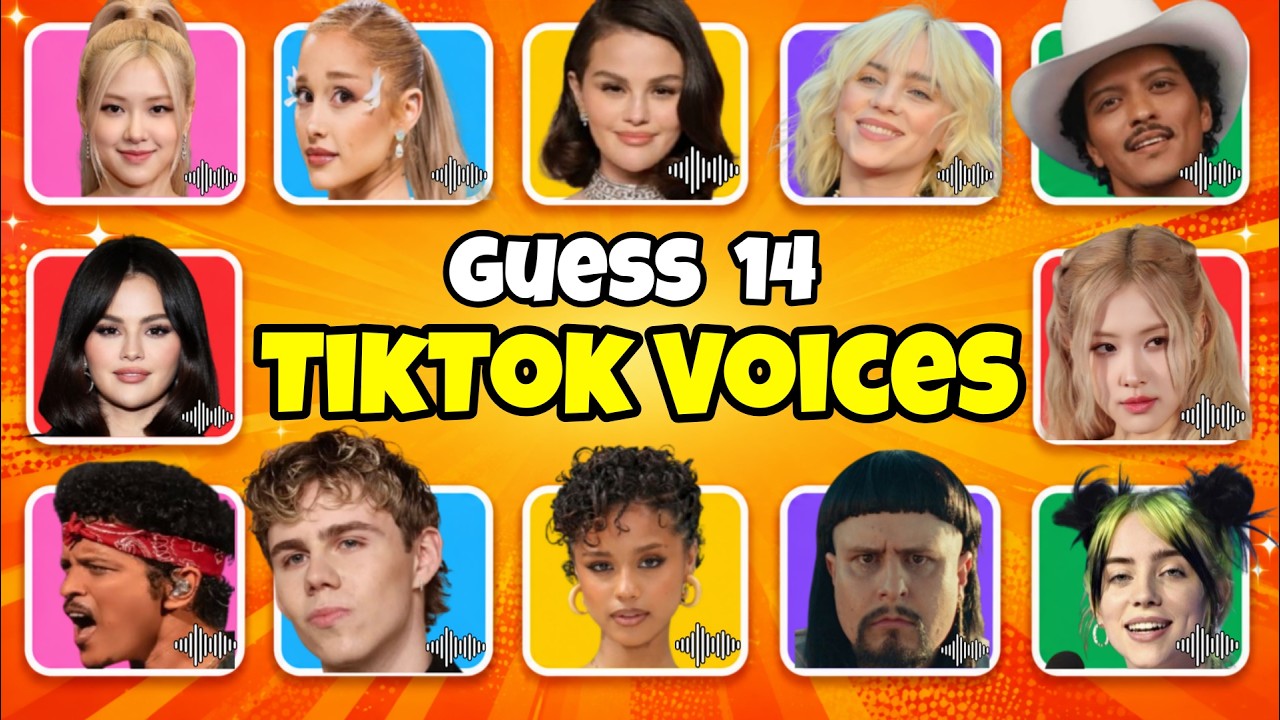 Guess Who's Singing?🎤 | 14 Viral TikTok Voices 2026 🔥 Music Quiz