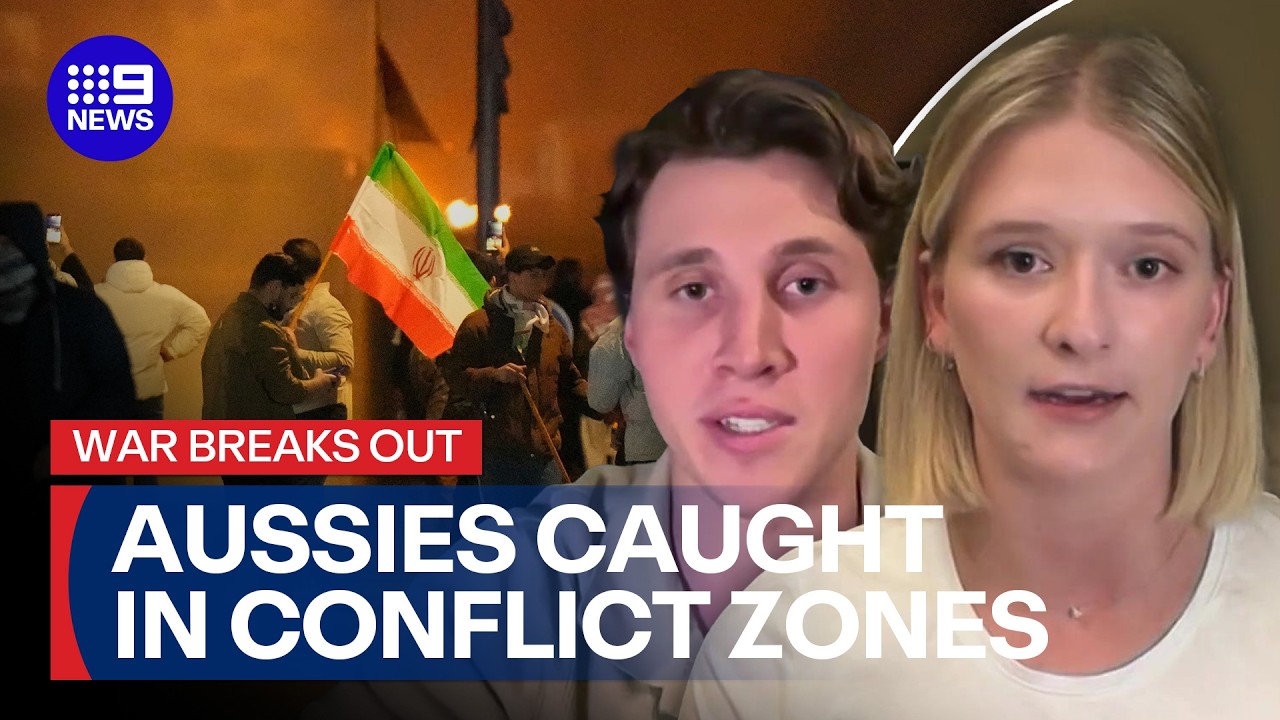 Aussies caught between the conflict in the Middle East | 9 News Australia