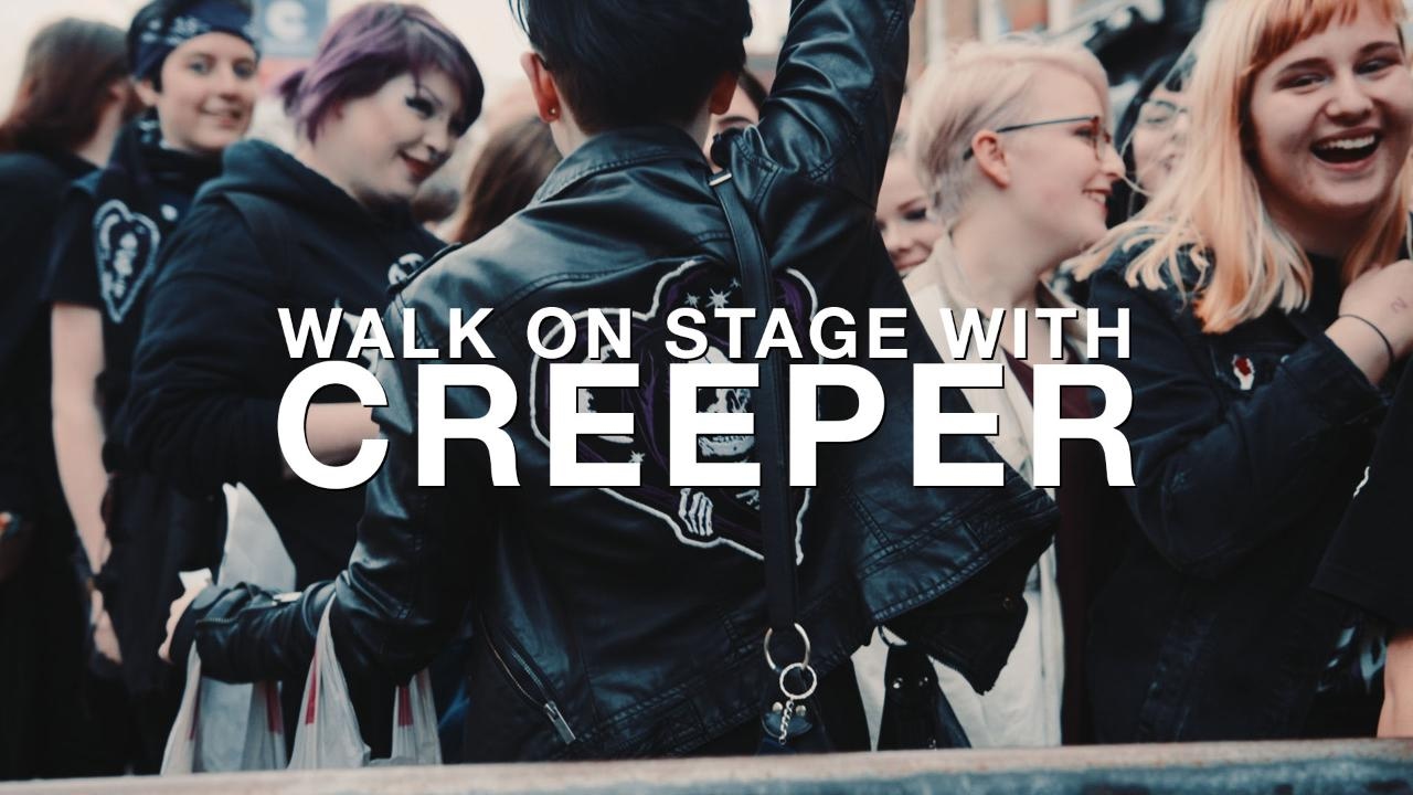 Walk on stage with Creeper at The Electric Ballroom