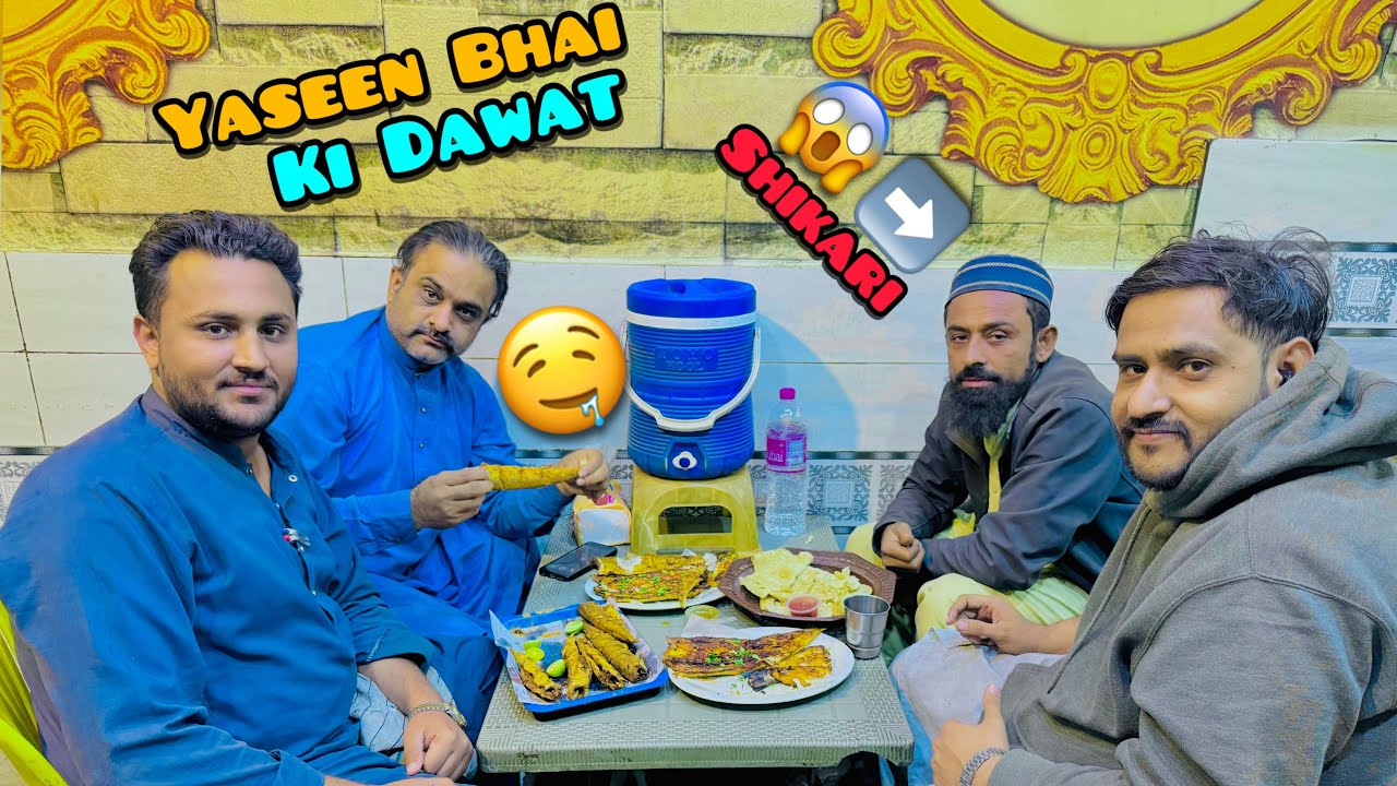 Yaseen Bhai Ki Dawat Ameer Sahab ki Machi | Zaiqa Sea Food | SalmanButtVlog