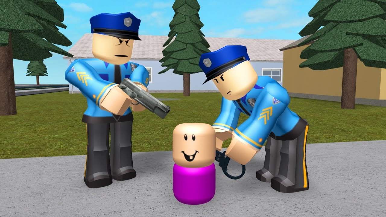 CRIMINAL BABY GETS ARRESTED! - Roblox Jailbreak Roleplay