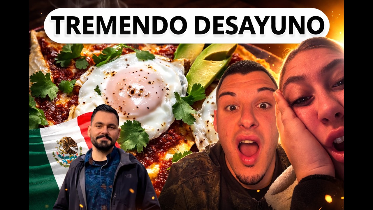 ESPAÑOLES REACCIONAN A DESAYUNO MEXICANO LA CAPITAL *no puede ser!!*🌮🔥