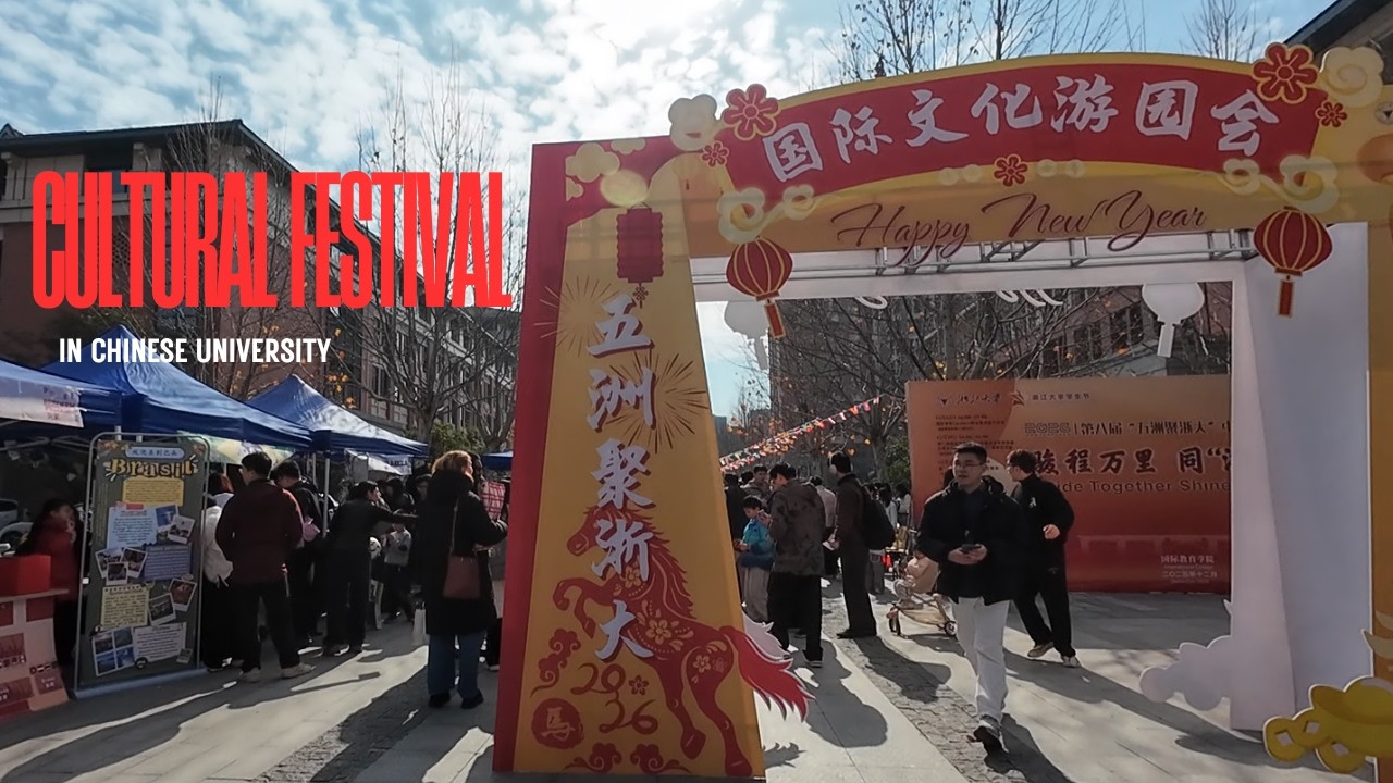 International cultural carnival 2026 in Zhejiang University | Indian student in china |