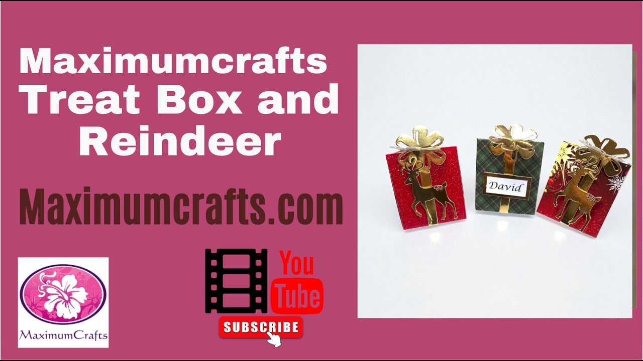 Maximumcrafts Treat Box and Reindeer