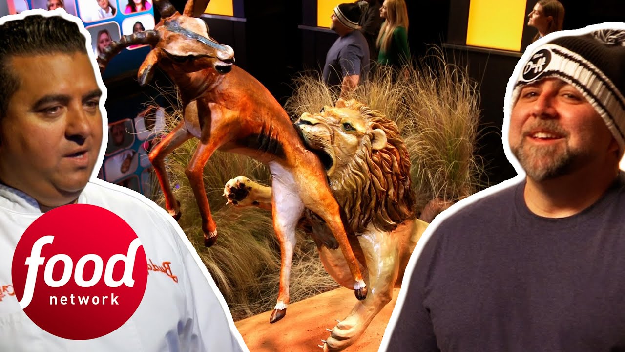 Duff Leaves Buddy Speechless With A Dynamic Lion Catching Prey Cake! | Buddy Vs. Duff