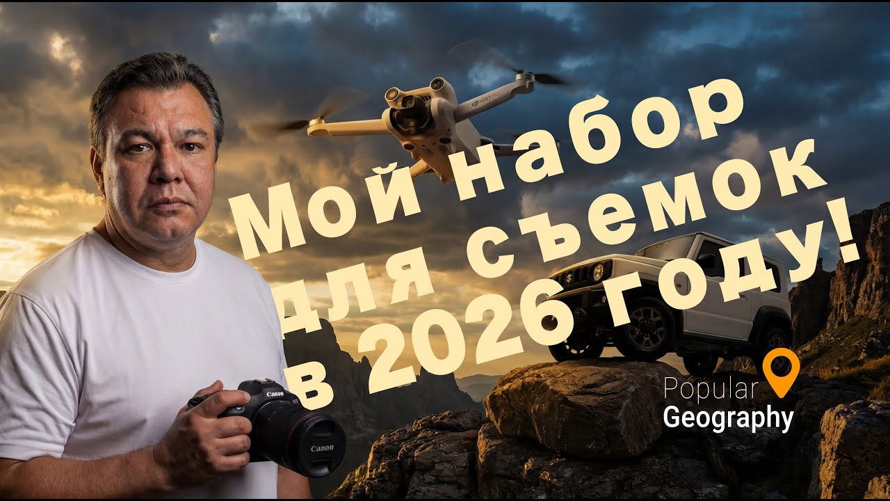 Мой набор для съёмок в 2026 году! Это всё ещё минимализм или уже роскошь?